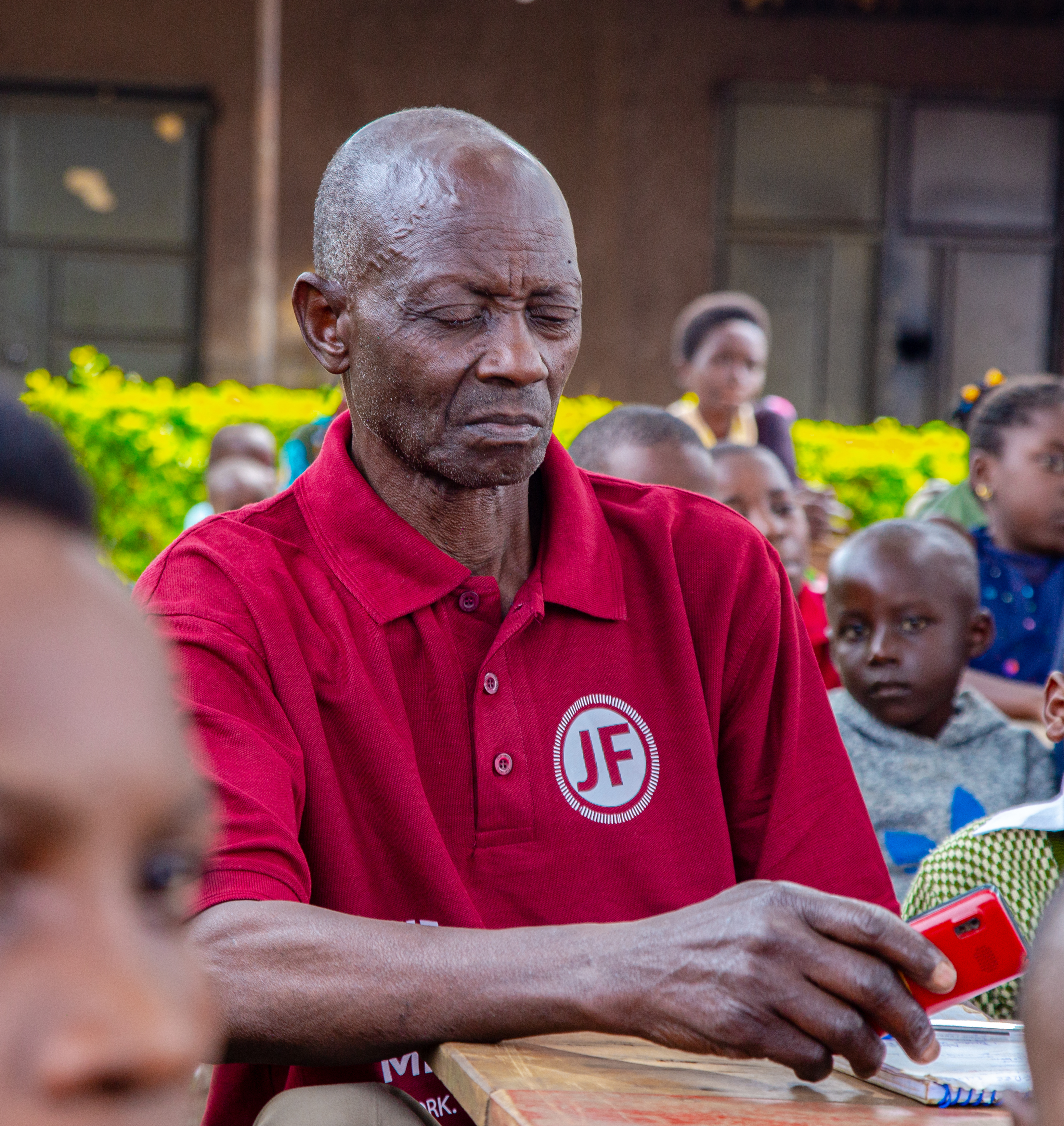 Masaka outreach scene